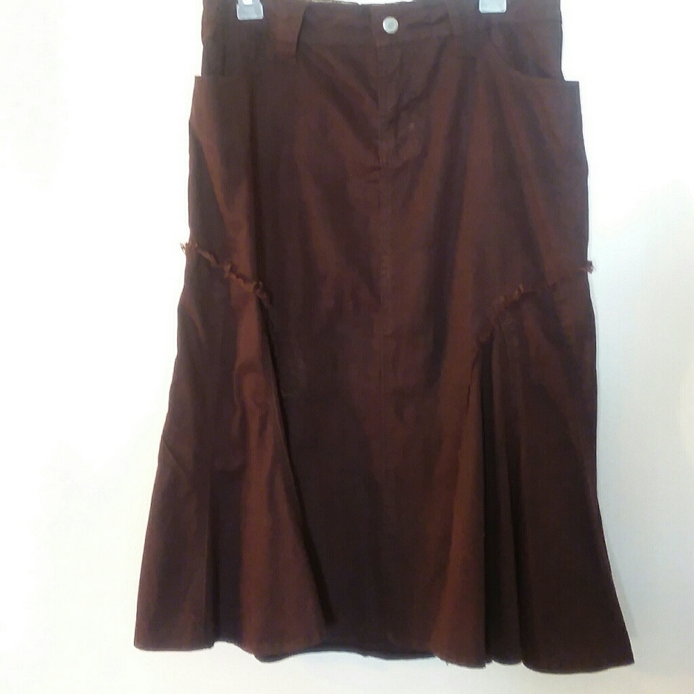 Rewind Brown Skirt